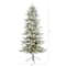 6.5ft. Pre-Lit Nova Scotia Spruce Artificial Christmas Tree, Warm White LED Lights